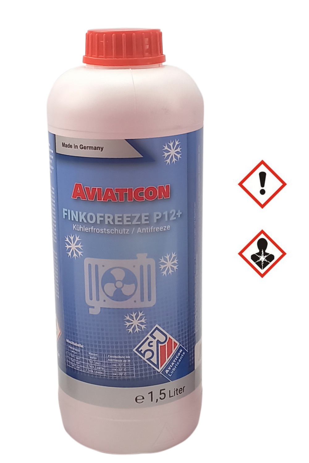 Kühlerfrostschutz 1,5 Liter Rot | Freeze P 12+ - 1