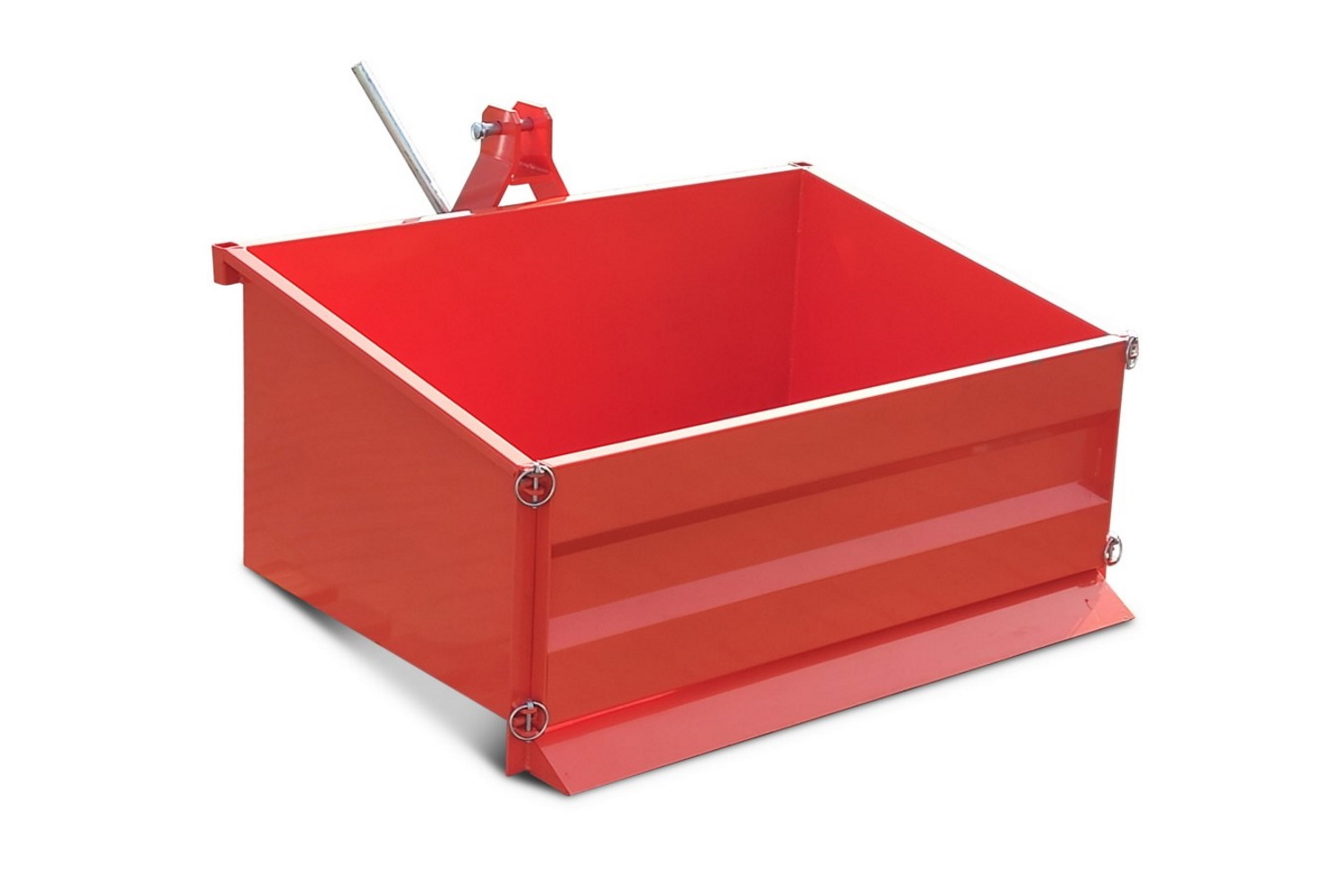 Heckcontainer hydraulisch kippbar, rot 1,8m – SB Agrar- und